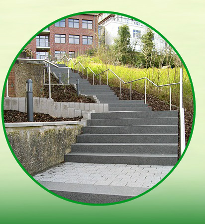 Treppenanlagen - Garten- und Landschaftsbau Bolle
